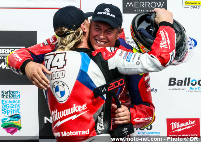  Todd remporte la North West 200 malgré l'invincible Irwin
