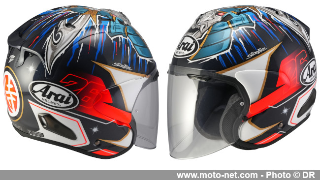 Un coloris Pedrosa Shogun pour le jet Arai SZ-R VAS Evo 