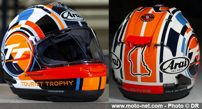 Arai révèle son casque moto RX-7V EVO Tourist Trophy 2026 
