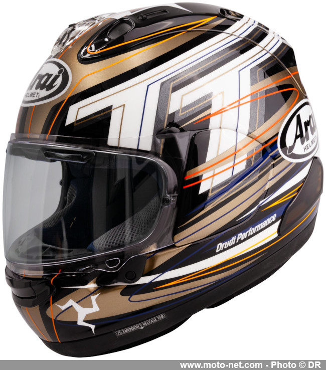Arai révèle son casque moto RX-7V EVO Tourist Trophy 2026 