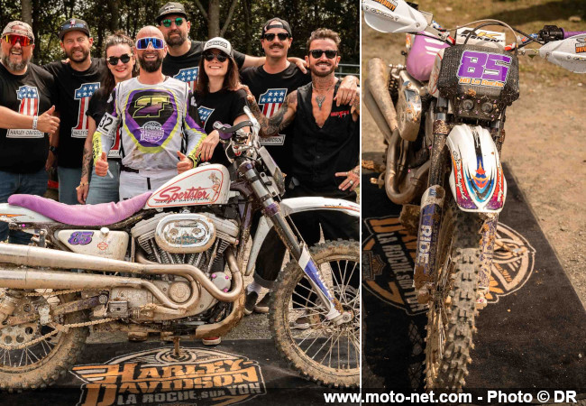 Une prépa Harley-Davidson pour bouffer de la poussière en cross