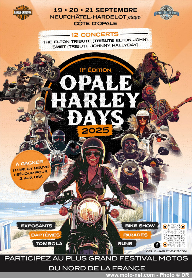 Les 11èmes Opale Harley Days programmés du 19 au 21 septembre 2025