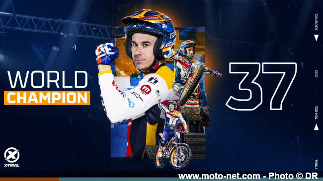 Toni Bou remporte son… 37ème titre mondial en trial moto !