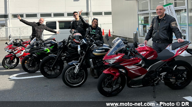 Kawasaki La Défense et ses clients posent les roues au Japon Kawasaki La Défense et ses clients posent les roues au Japon