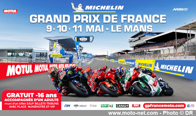Le GP de France moto au Mans jusqu'en 2031, en clair en 2025 !