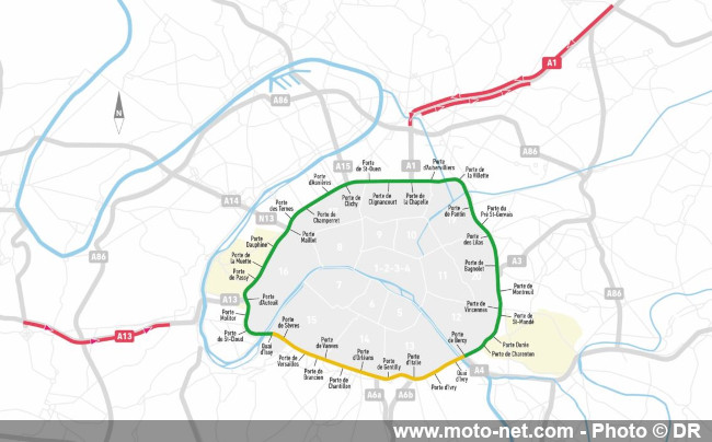 Voie réservée au covoiturage : allez-y les motards, mais doucement