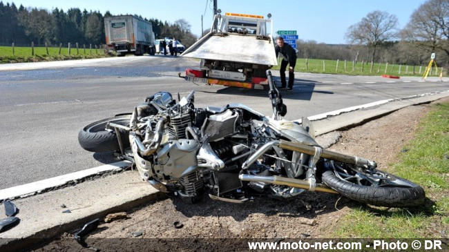 Où, quand, pourquoi et comment les motards ont des accidents