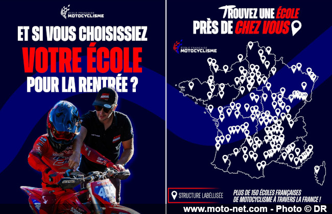 Quelle école pour la rentrée des petits français… fans de moto ! Quelle école pour la rentrée des petits français… fans de moto !