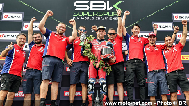 Honda France et Corentin Perolari s'illustrent en World Supersport 2025