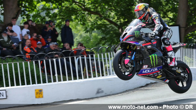 Dunlop et Todd pressés par Harrison, Hickman forfait au Tourist Trophy 