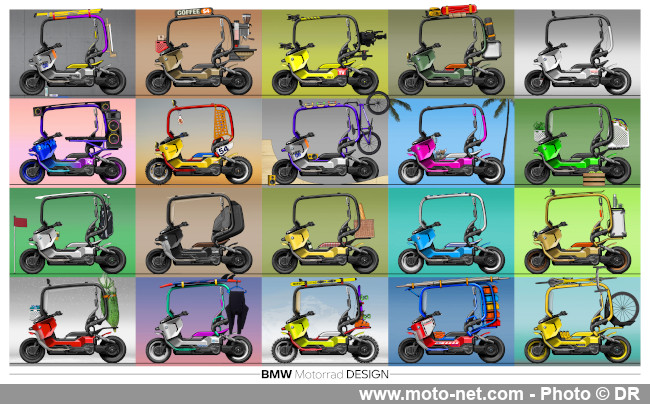 BMW Motorrad dévoile sa rétro-vision du scooter à conduire sans casque  BMW Motorrad dévoile sa rétro-vision du scooter à conduire sans casque
