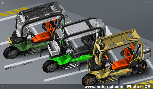 BMW Motorrad dévoile sa rétro-vision du scooter à conduire sans casque  BMW Motorrad dévoile sa rétro-vision du scooter à conduire sans casque