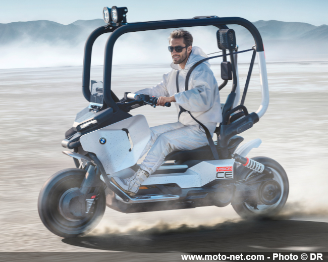 BMW Motorrad dévoile sa rétro-vision du scooter à conduire sans casque  BMW Motorrad dévoile sa rétro-vision du scooter à conduire sans casque