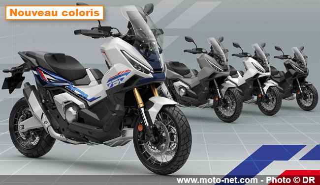 Pour 2026, Honda décore son X-Adv 750 et blanchit son Forza 750