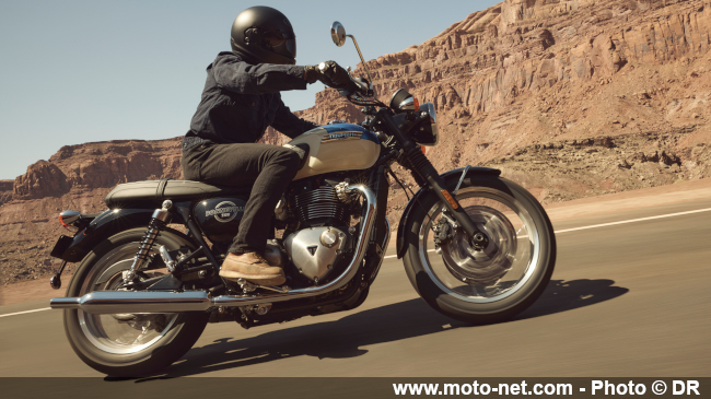Les Triumph Bonneville T100 et T120 se modernisent pour 2026