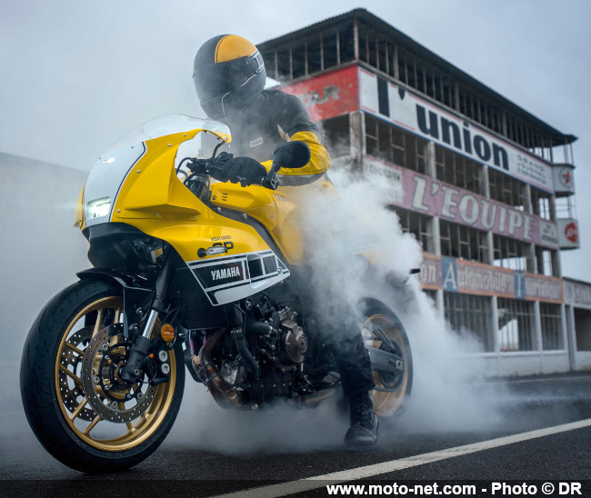 YamahRoberts à l'inspi de Rainey avec la Yamaha XSR900GP 2026 !a installe sa transmission Y-AMT sur ses Tracer 7 Roberts à l'inspi de Rainey avec la Yamaha XSR900GP 2026 !