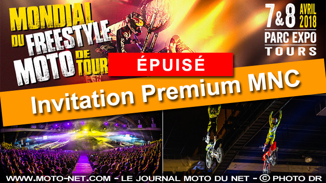 MNC vous invite au Mondial de Freestyle Moto à Tours