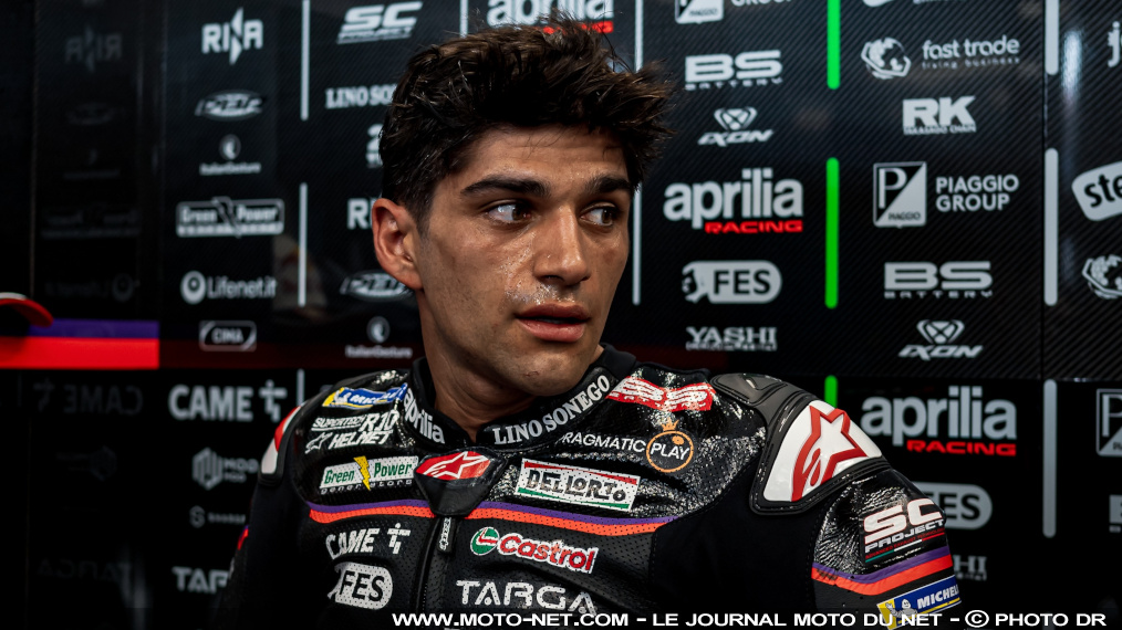Jorge Martin cherche une nouvelle MotoGP pour la saison 2026

Non, Jorge Martin ne roulera plus pour Aprilia l'an prochain, contrairement à ce qui était prévu. La source de l'info est on ne peut plus fiable : c'est le n°1 espagnol lui-même qui l'a annoncé et expliqué sur les réseaux sociaux ! Il ne sent pas la RS-GP (il s'est salement blessé, deux fois !) et souhaite donc changé… pour une RC213V ? Explications.
