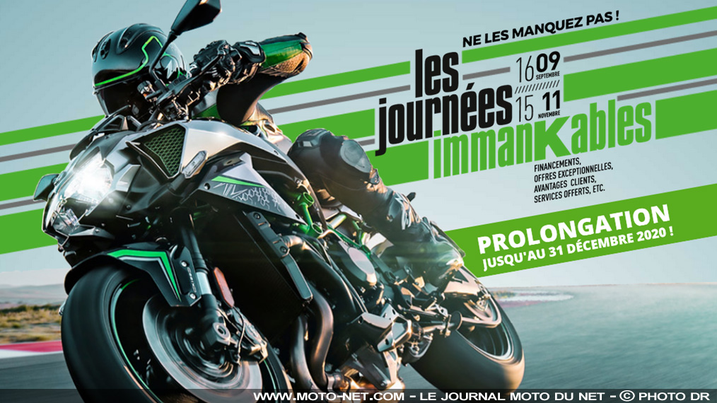 Les journées immanKables du réseau Kawasaki valables jusqu'à fin 2020