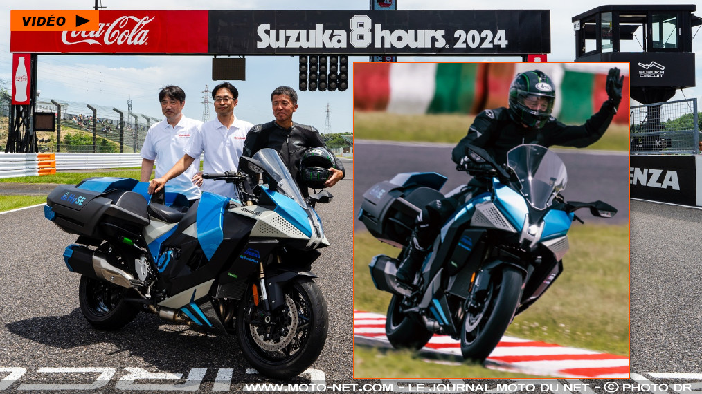 La moto à hydrogène Kawasaki aux 8 Heures de Suzuka 2024