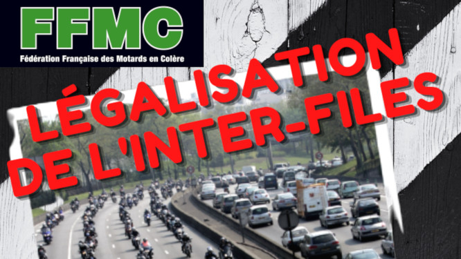 Manifestation des motards pour la légalisation de la circulation interfiles samedi 20 février 2021