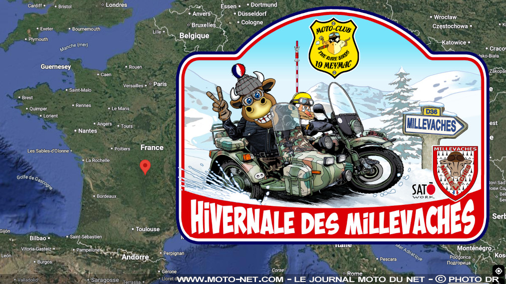 Les motards de l'hivernale des Millevaches sont de vrais cochons

Un peu plus de 2000 motards se sont rendus le week-end dernier aux Millevaches, ce rassemblement annuel et hivernal inspiré des Elephants allemands et des Dragons gallois. Les organisateurs et bénévoles de cette 16ème édition ensoleillée saluent le civisme des participants. De ''vrais'' petits cochons, très propres donc.
