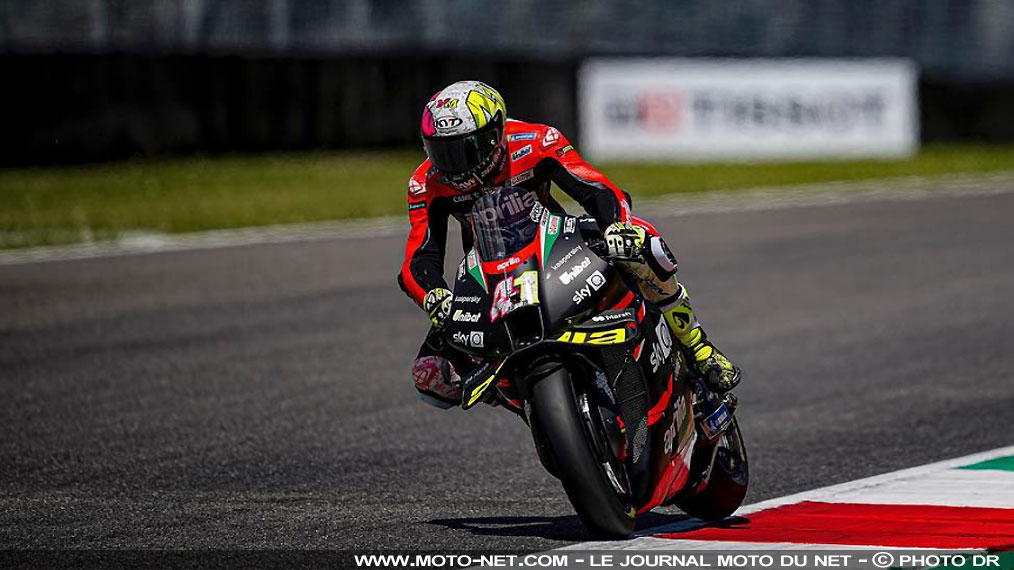 Aleix Espargaro en tête du dernier jour de tests MotoGP 2021