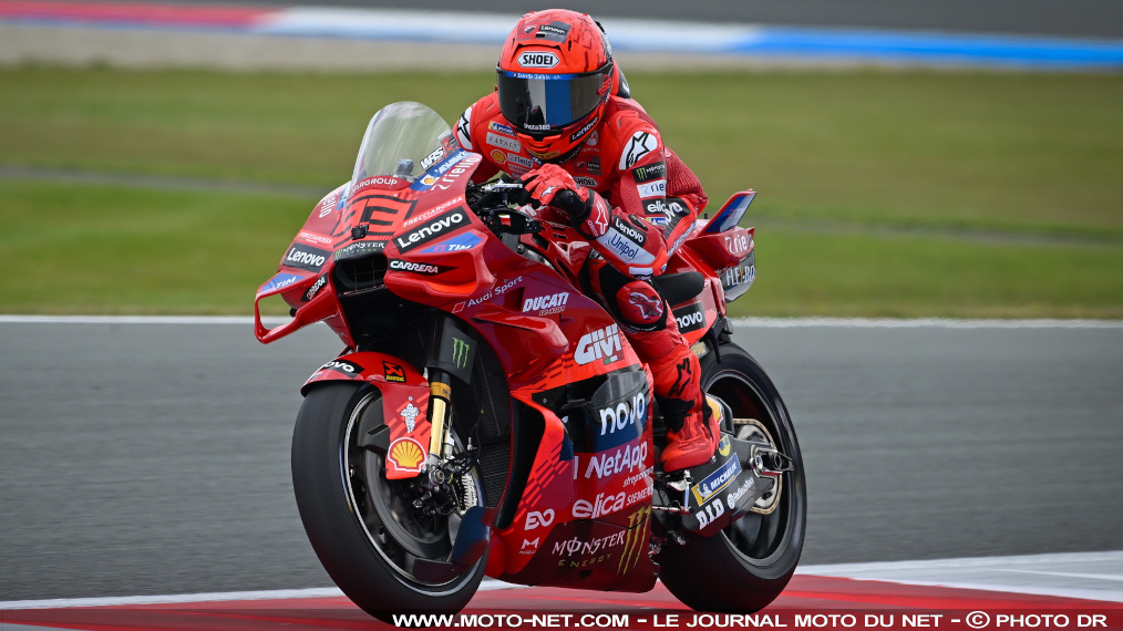 Résultats du MotoGP des Pays-Bas 2025 : Marc Marquez égale Ago

Au lendemain de son 9ème succès de la saison 2025 en Sprint (en 10 épreuves !), Marc Marquez remporte son 6ème Grand Prix et s'échappe au championnat MotoGP. Le n°93 inscrit surtout sa 68ème victoire en catégorie reine des Grand Prix moto, soit autant que le Roi Agostini. À ce rythme là, il rattrapera Rossi (89) en 2027, sur proto 850cc et pneus Pirelli...
