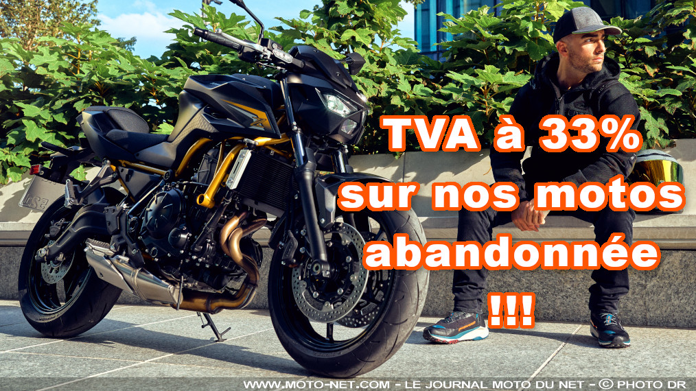 La TVA sur les motos restera bel et bien à 20% en France