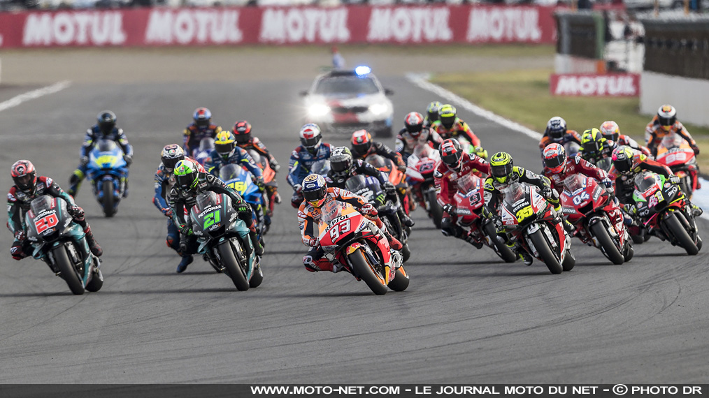 Liste des pilotes et équipes du championnat du monde MotoGP 2020