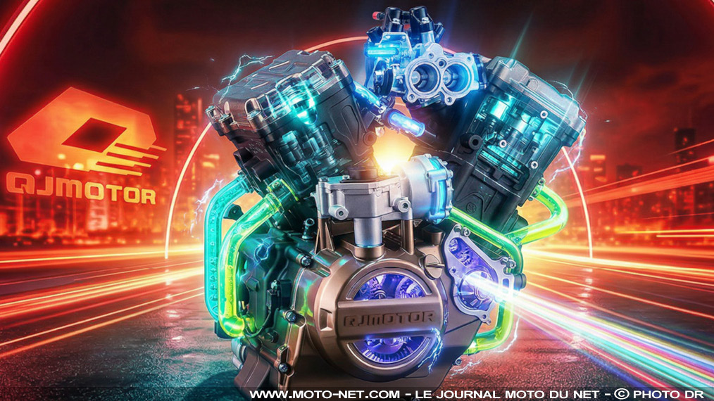 QJMotor planche sur un nouveau moteur de moto incroyable

Encore méconnu des français, QJMotor bosse actuellement et frontalement sur de nombreux projets de nouvelles motos. La marque du groupe Geely (dont les autos arrivent en France) travaille aussi sur un futur moteur thermique révolutionnaire, ainsi que sur de l'électrique.
