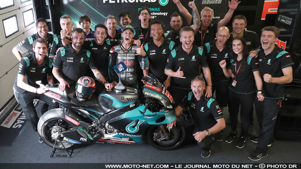 Fabio Quartararo aura une Yamaha d'usine en 2020 d'après son manager