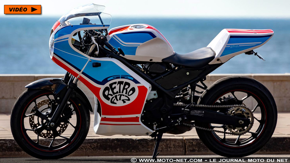 GG Retrofitz Rocket Street : un carénage rétro pour la Yamaha R3