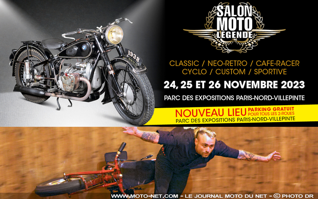 Un Salon Moto Légende 2023 qui déménage de la mort qui tue !