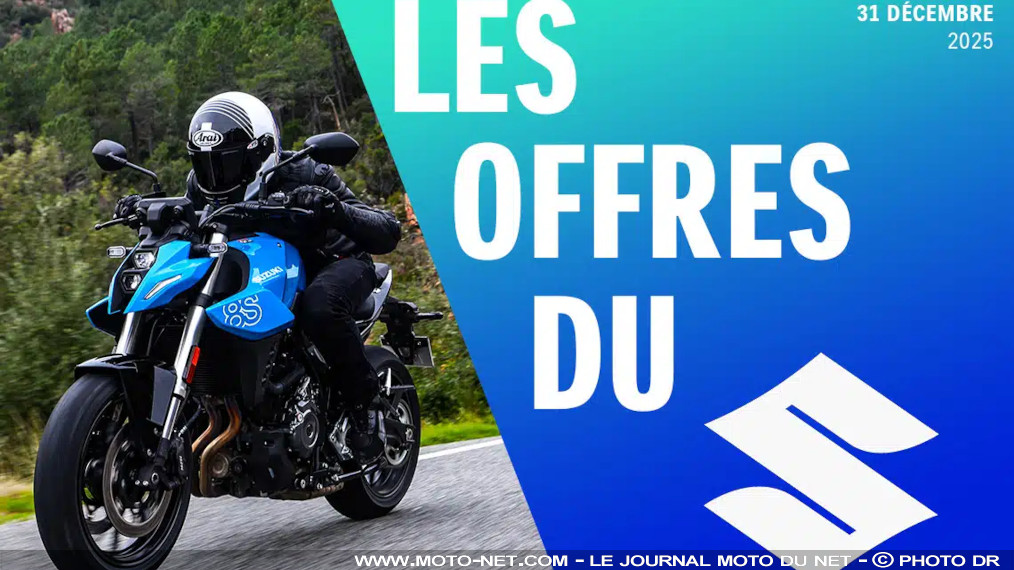 Suzuki sabre les tarifs de certaines motos pour 2026 (et fin 2025)

Non, Suzuki ne se fait pas hara-kiri, bien au contraire ! En tranchant les prix de plusieurs de ses motos et scooters, la marque nippone entend (re)gagner en compétitivité en 2026. Suzuki France maintient aussi les Offres du ''S'' jusqu'à la fin de cette année 2025, pour résister à la pression de ses concurrents. Explications.
