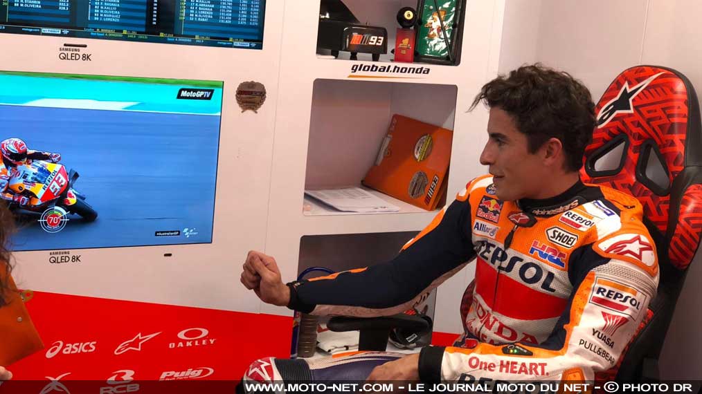 Marquez fait le show avec le nouveau pneu Michelin 2020 testé en Australie !