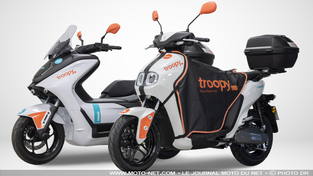 Troopy va passer aux scooters électriques Yamaha Neo’s et E01