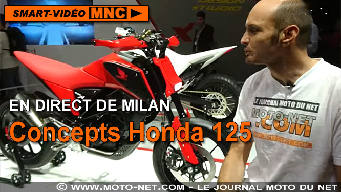 Deux concepts Honda CB125M et CB125X en direct de l'Eicma