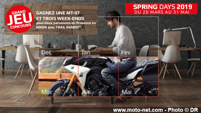 Toutes les bonnes affaires moto des concessionnaires Yamaha jusqu'au 31 mai 2019
