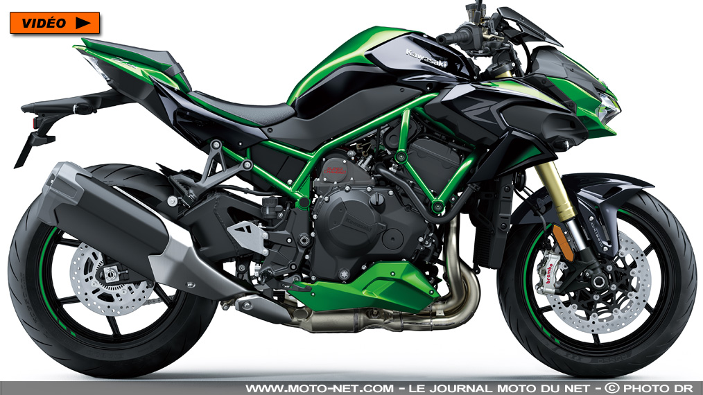 Kawasaki Z H2 SE : le roadster toujours compressé, plus sophistiqué